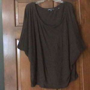 Chocolate Brown Heathered Vince Tee